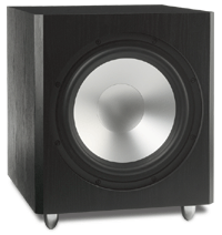 12-SE subwoofer in black finish & in walnut finish